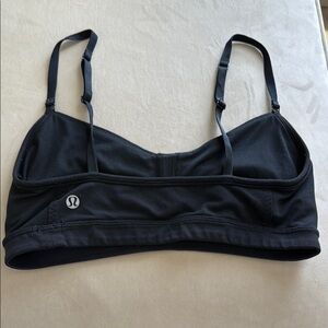 Lululemon Athletica Black Moisture-Wicking Sports Bra